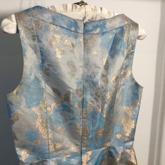 NWOT Tahari Arthur S. Levine Floral Brocade Fit & Flare Dress…Stunning - Picture 10 of 10